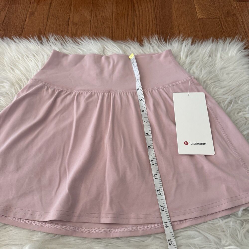 Lululemon Align High Rise Skirt Skort Shorts Women’s Size 6 Pink Haze NWT $78 - Picture 11 of 12